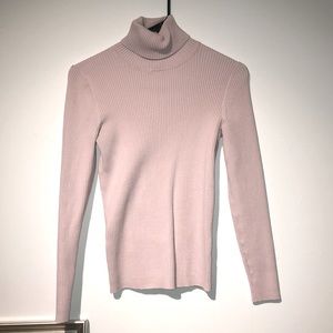 Pink turtleneck long sleeve